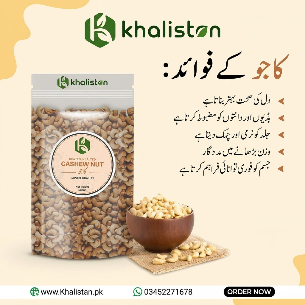 Cashew Nuts Kaju (Roasted & Salted)